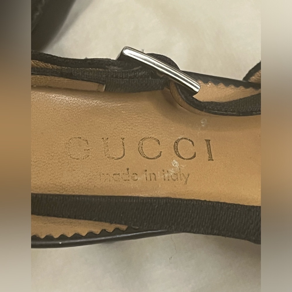 Gucci slingback sandals size 7B - Picture 9 of 13
